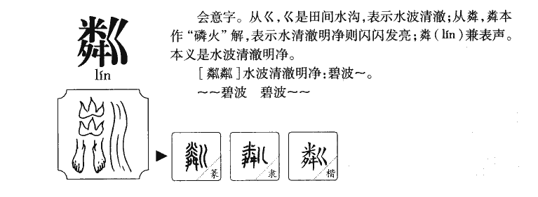 粼字字源