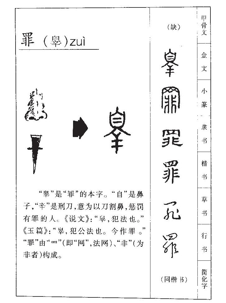 罪字字源