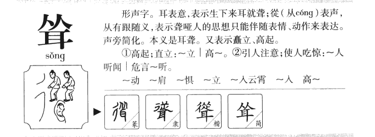 耸字字源