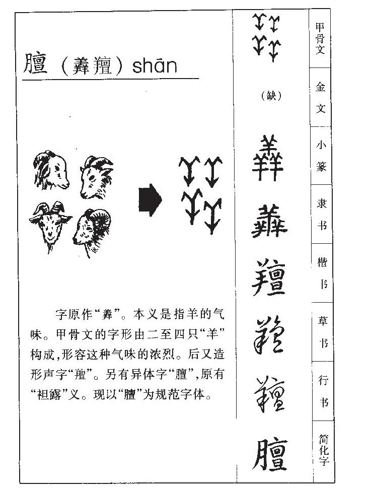 膻字字源