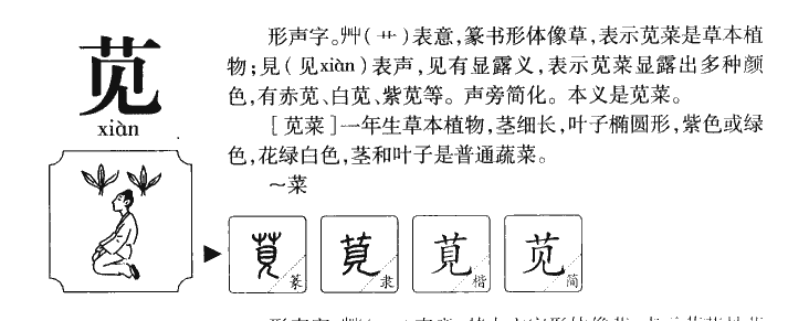 苋字字源