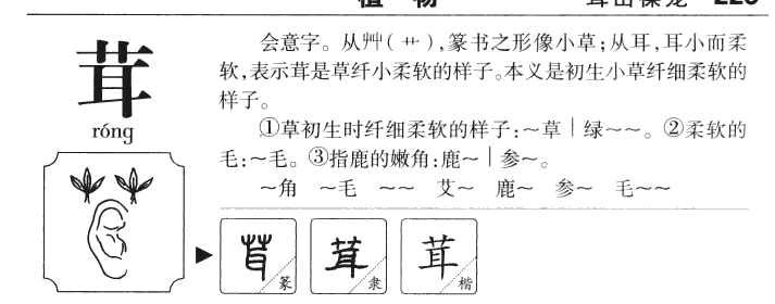 茸字字源