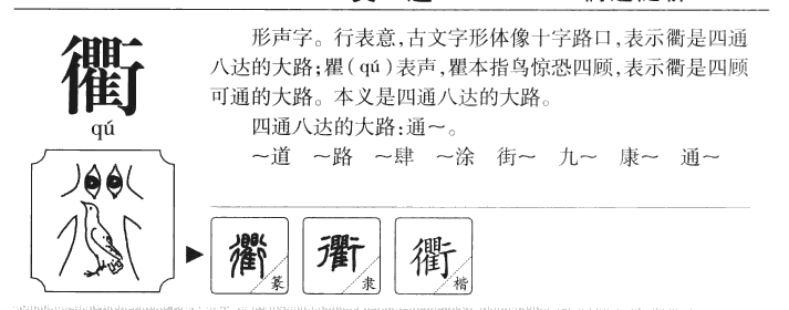衢字字源
