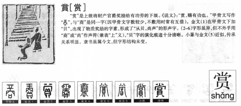 赏字字源