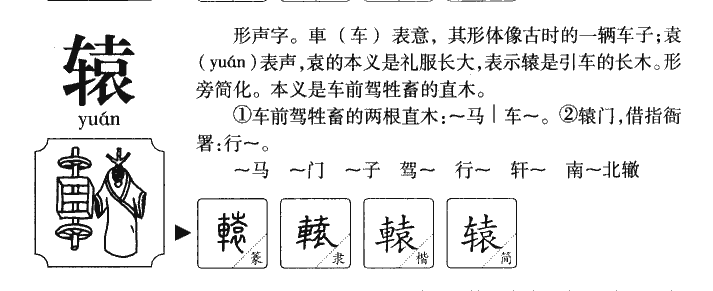 辕字字源