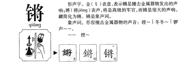 锵字字源