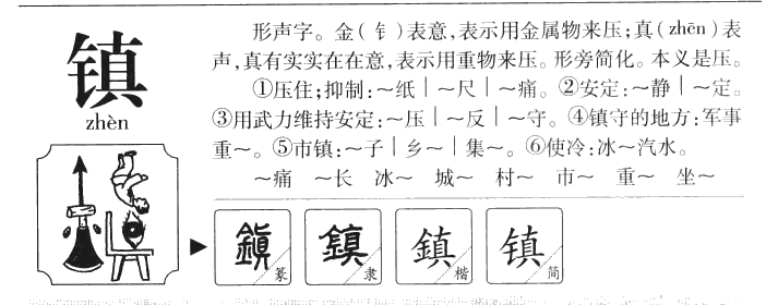 镇字字源