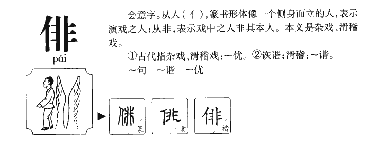 俳字字源