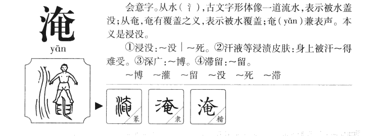 淹字字源