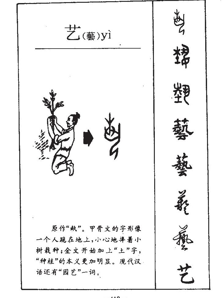 艺字字源